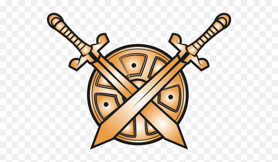 Shield Sword Weapon Description Firearm - Sword Crossed Sword And Shield Clipart Emoji,Crossed Swords Clipart