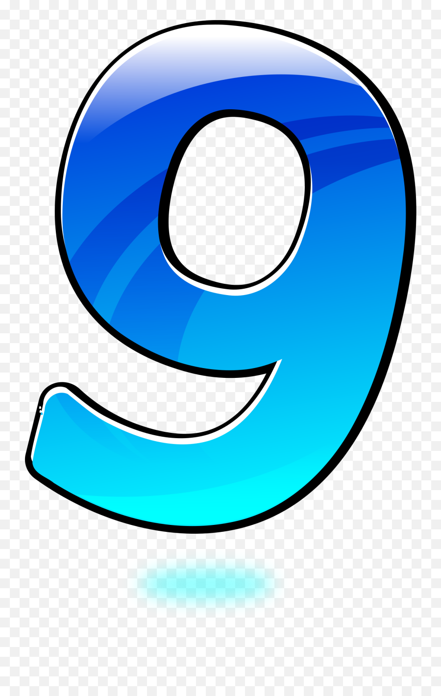 Numbers Clipart Big Numbers Big Transparent Free For - Nine Number Emoji,Numbers Clipart