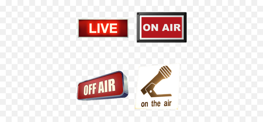 On Air Signs Transparent Png Images Emoji,On Air Png