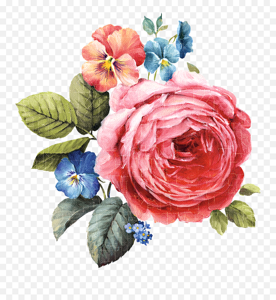 Flower Painting Emoji,Painted Flowers Png