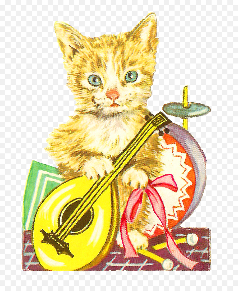 Victorian Cute Cat Drawing Free Image Download Emoji,Cute Cat Transparent