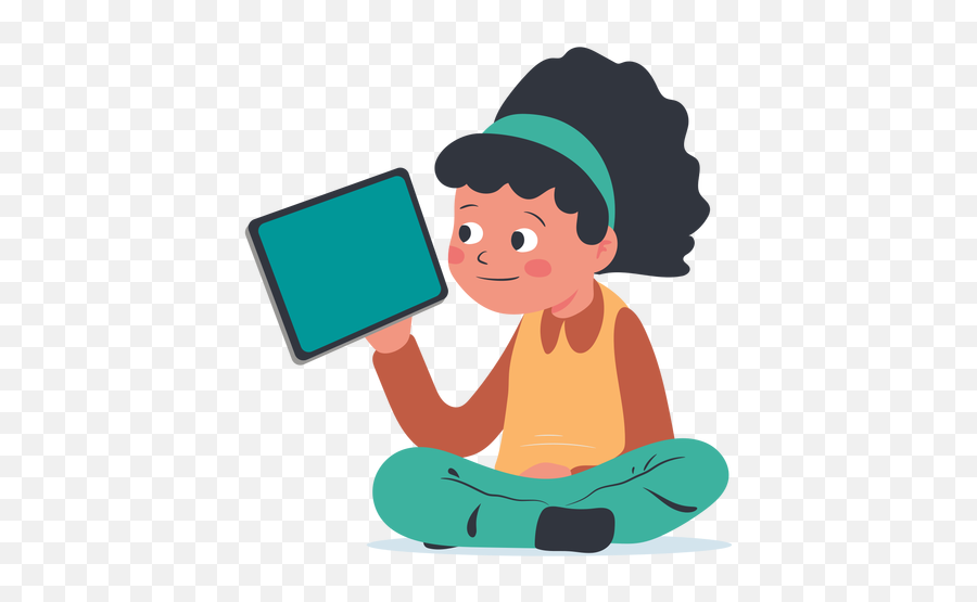 Download Free Girl Vector Tablet Hq Image Free Icon Favicon Emoji,Beanbag Clipart