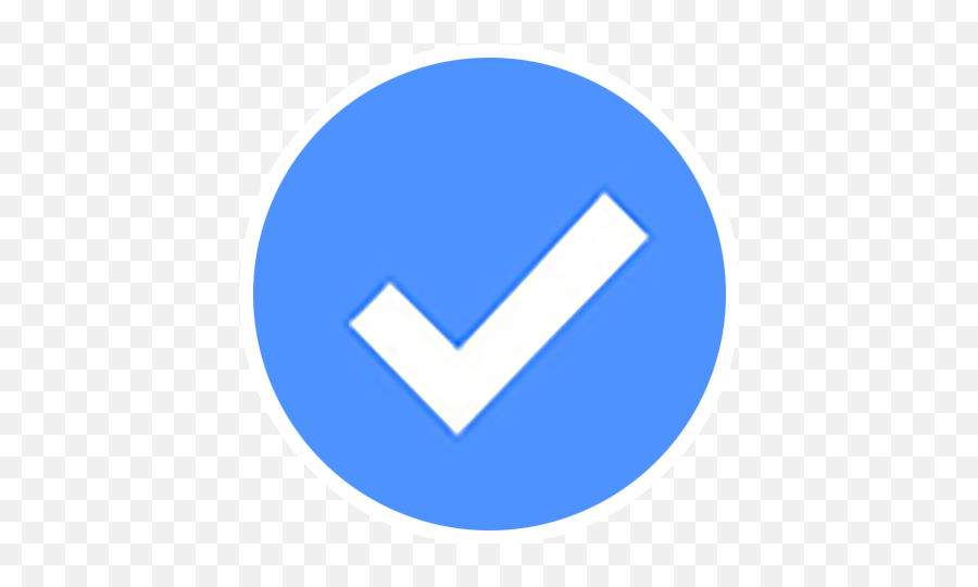 Verified Badge - Blue Instagram Check Emoji,Blue Tiktok Logo