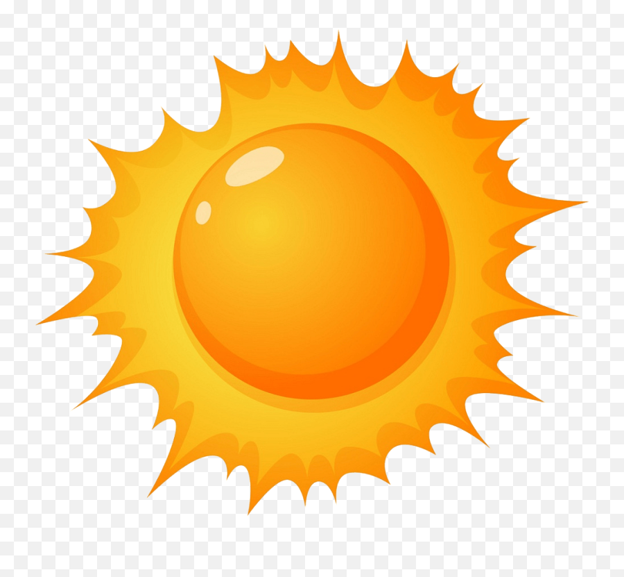 Hot Sun Clipart Transparent - Horizontal Emoji,Sun Clipart