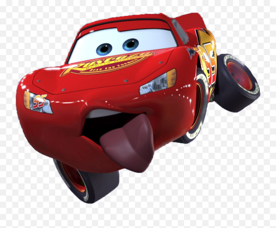Lightning Mcqueen Cars Tongue Pixar The Walt Disney Company - Disney Transparent Lightning Mcqueen Emoji,3 Png