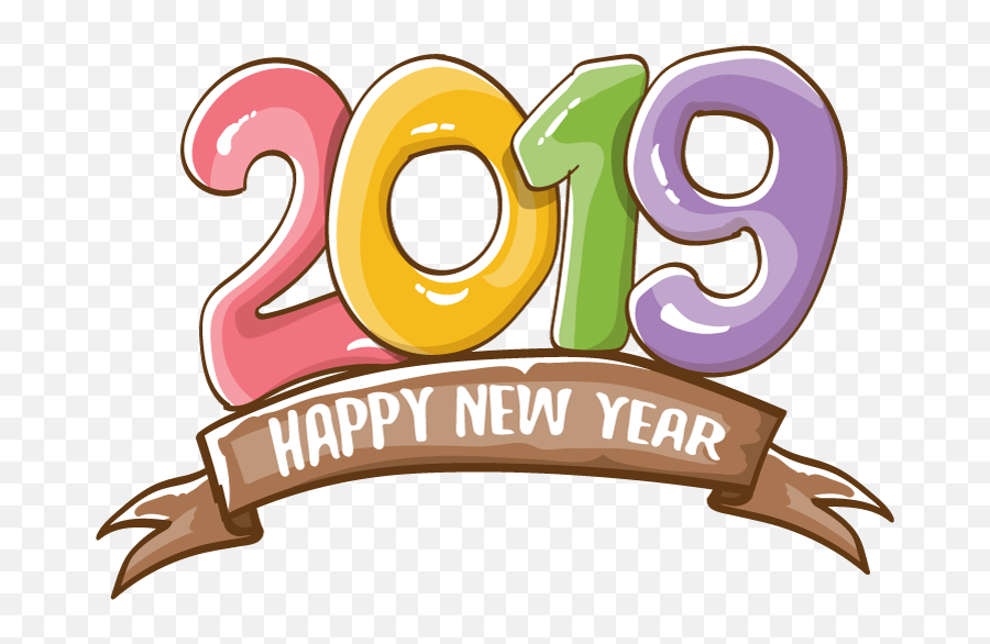 2019 Happy New Year 16 Vector Free Vector Graphic Download - New Year Emoji,Happy New Year 2019 Png