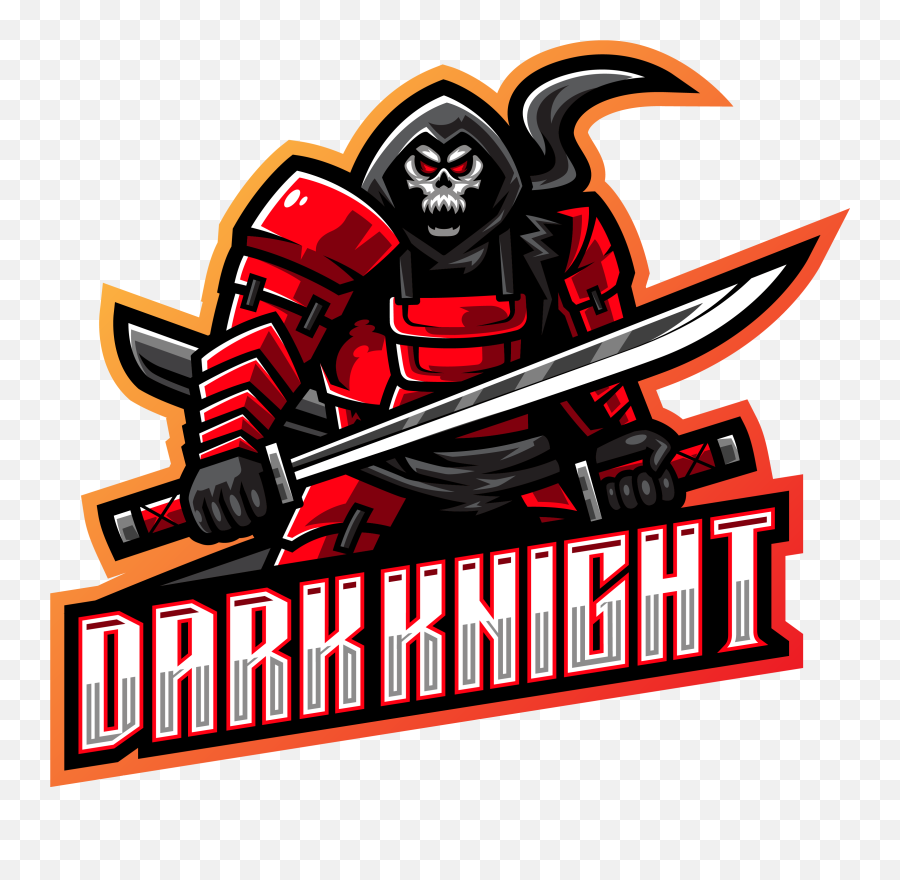Dark Knight Esport Mascot Logo Design - Robo Gaming Emoji,Dark Knight Logo