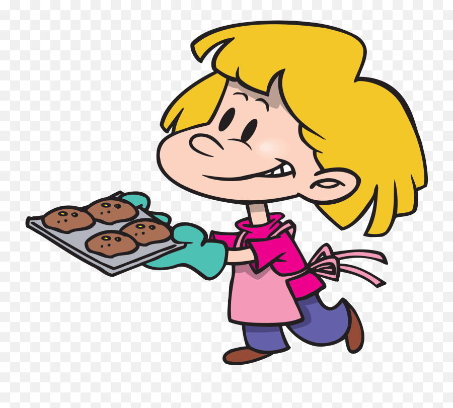 Mom Cooking Clipart - Baking Cookies Clip Art Emoji,Cooking Clipart