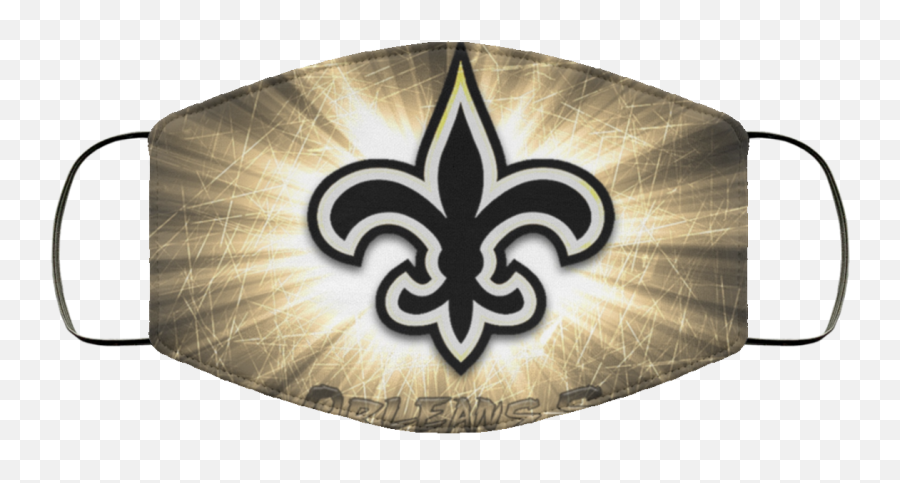 New Orleans Saints Cloth Face Masks - New Orleans Saint Emoji,New Orleans Saints Logo