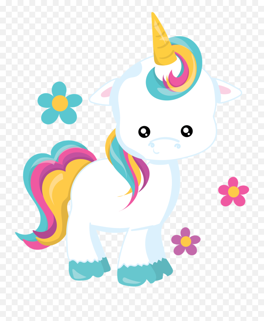 Free Unicorn Birthday Gift Printables - Cute Trendy U0026 Unique Unicorn With Rainbow Hearts Emoji,Free Unicorn Clipart