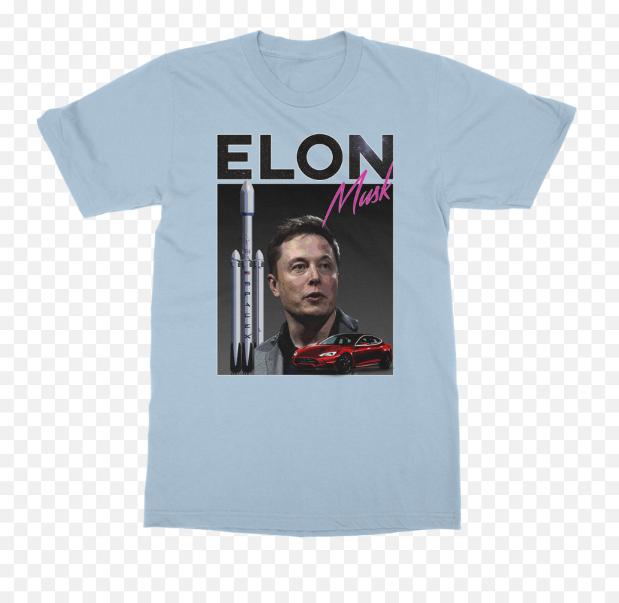 Download Hd Elon Musk Classic Adult T - Shirt Tshirt Fictional Character Emoji,Elon Musk Transparent