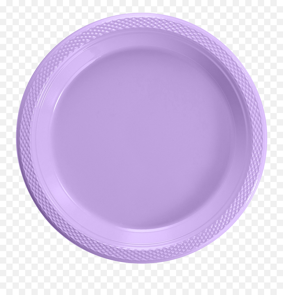 Download 50 Lavender Plastic Plates 50 Dark Blue Plastic Emoji,Plate Transparent