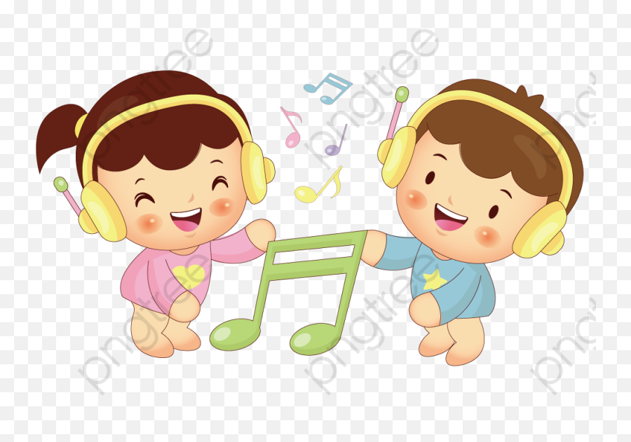 Child Listening To Music Listening To Music Clipart - Bé Hc Emoji,Listen To Music Clipart