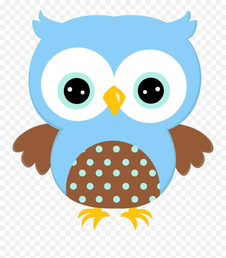 Owl Nurse Clipart - Blue Cute Owl Clipart Emoji,Nurse Clipart