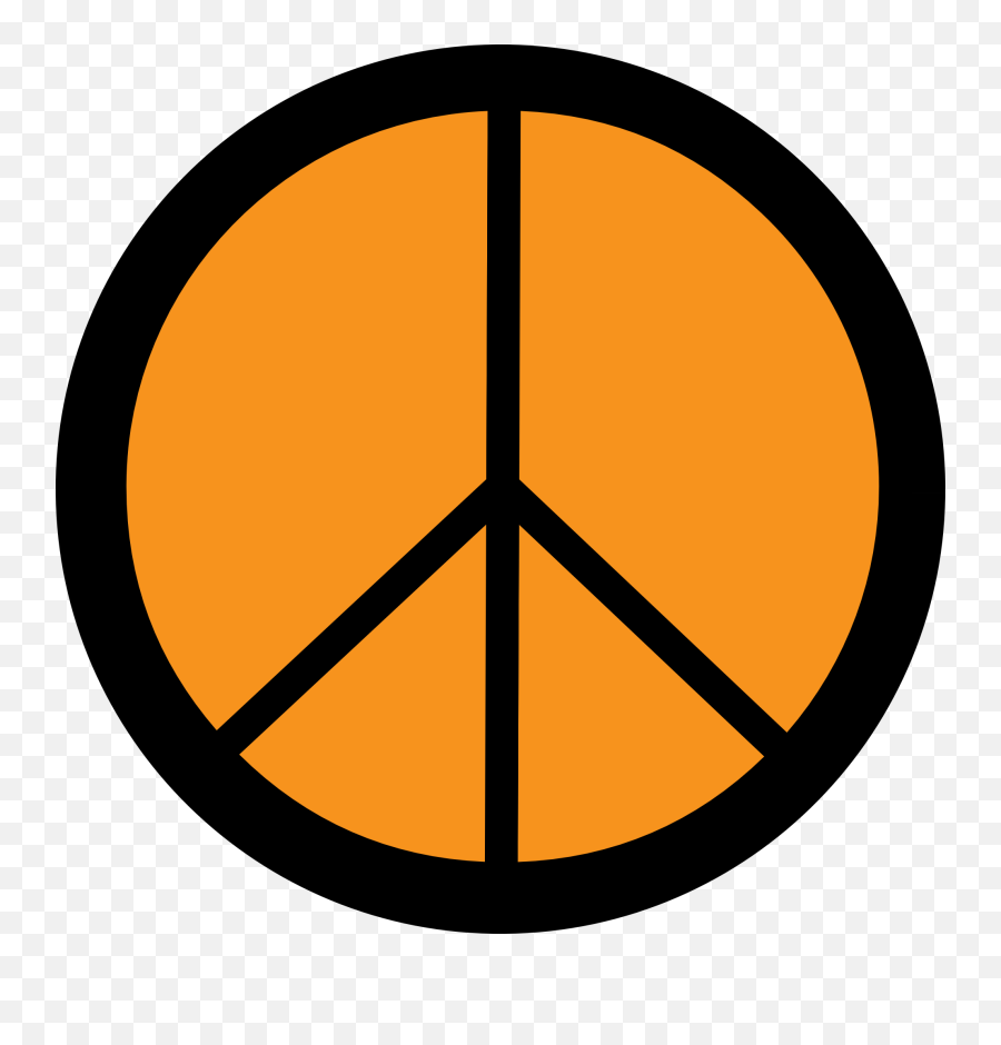 Peace Symbol Clipart - Jednoduchý Znak Emoji,Peace Sign Clipart
