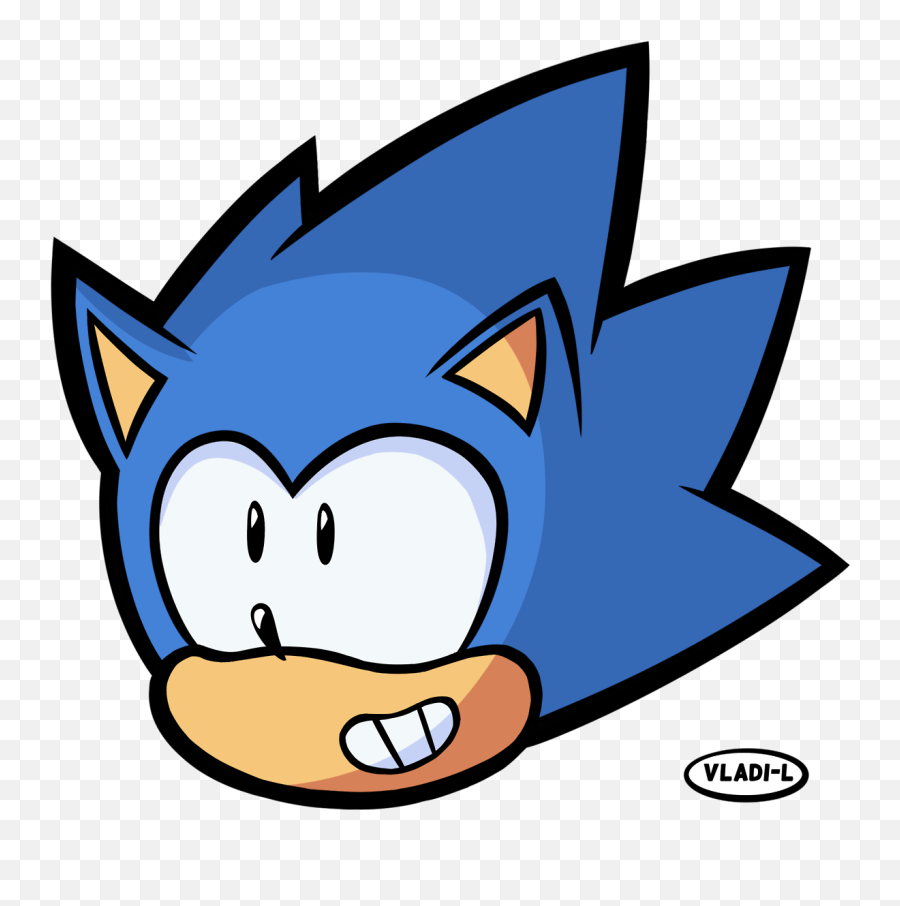 Sonic Mania Sonic Head Png Download - Sonic Heads Emoji,Sonic Mania Logo