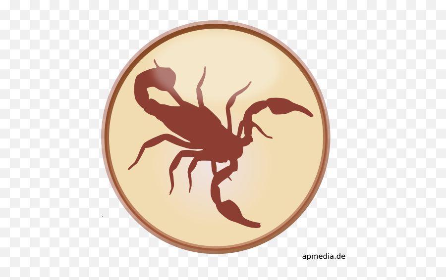 Star Sign Scorpion Clipart - Cancer Emoji,Scorpion Clipart