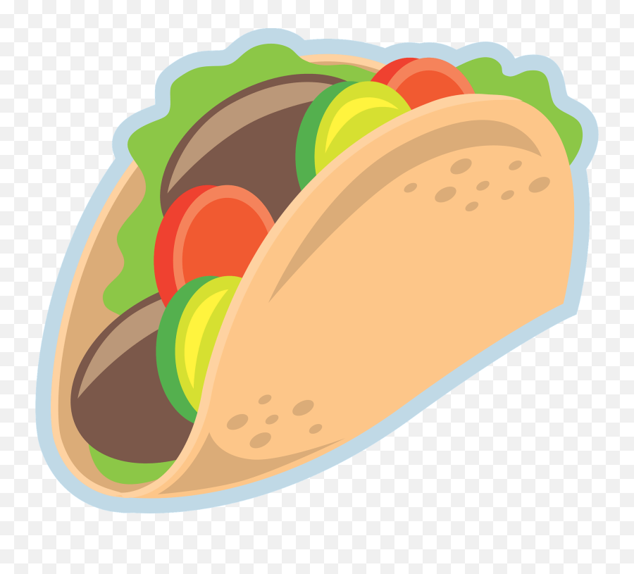Taco Clipart - Food Group Emoji,Taco Clipart