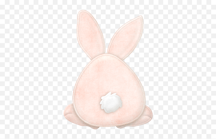 Butt Clipart Bunny Butt Bunny - Back Of Easter Bunnyy Clip Art Emoji,Butt Clipart