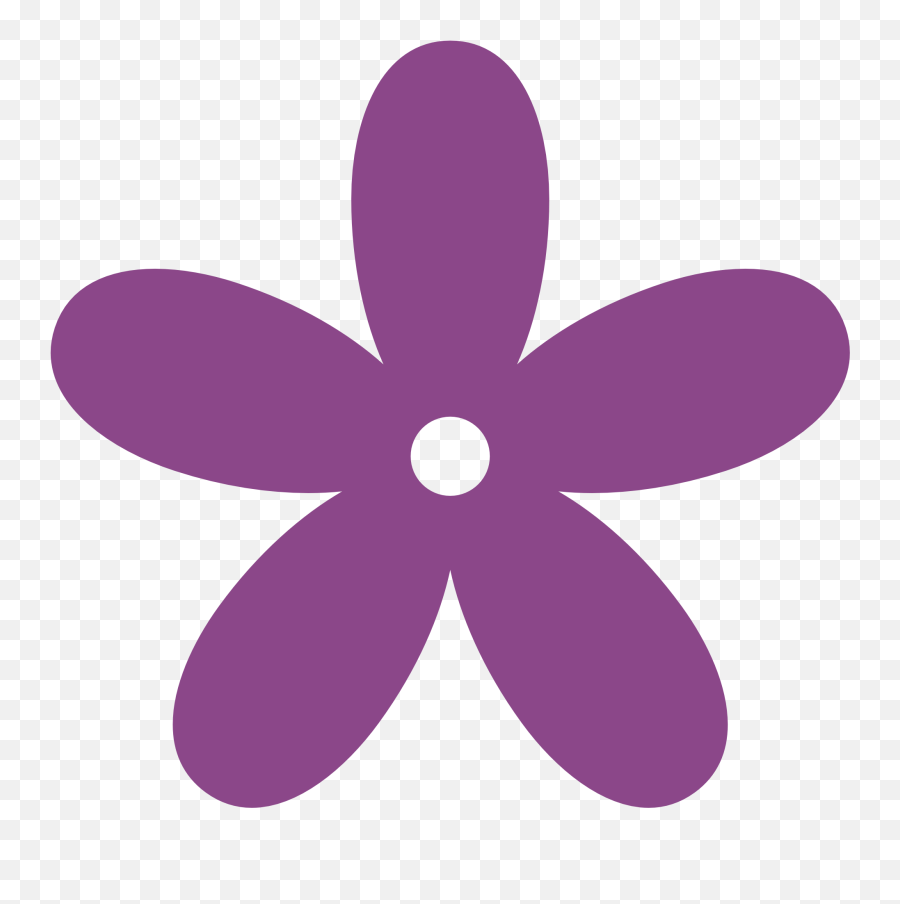 Download Orange Flower Clipart Cartoon - Clipart Lilac Flower Emoji,Pink Flower Clipart