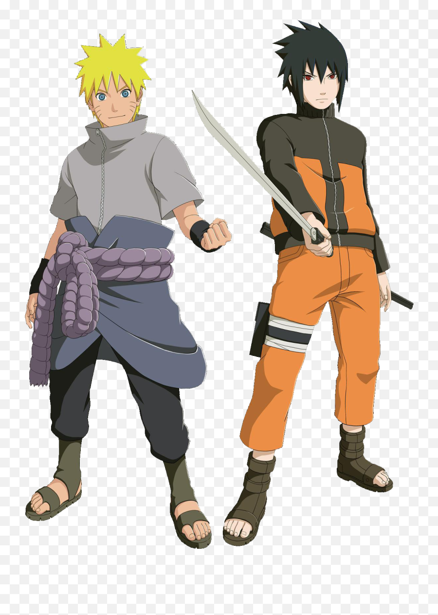 Naruto Sasuke - Sasuke In Narutou0027s Clothes Transparent Png Sasuke Png Transparent Emoji,Transparent Clothes