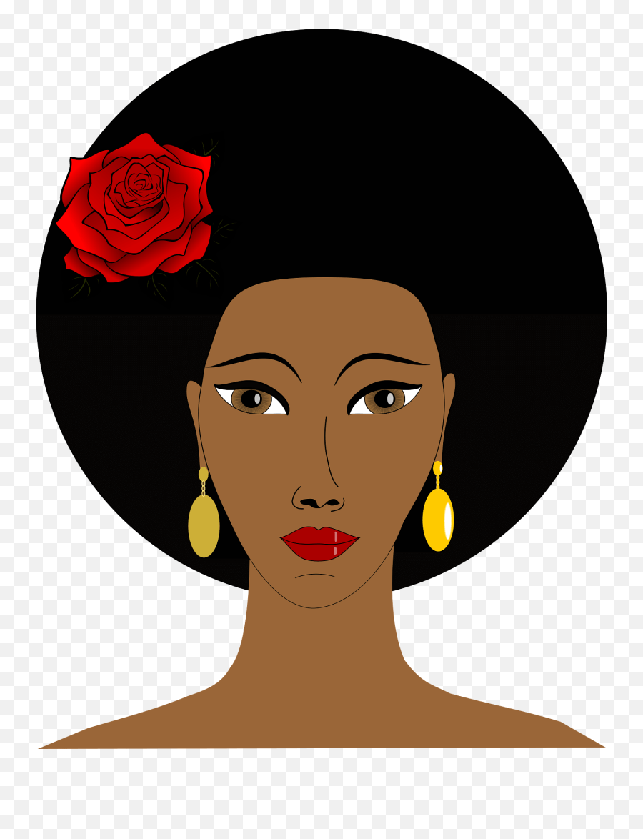 Black Woman Clipart - Describing Yourself Emoji,Black Woman Clipart