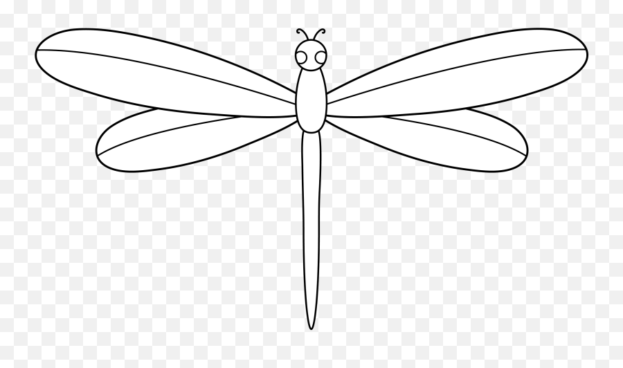 Dragonfly Line Art - Dragonfly Emoji,Dragonfly Clipart