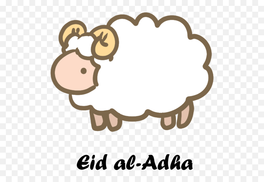 Eid Al - Eid Sheep Cartoon Emoji,Cartoon Cloud Png