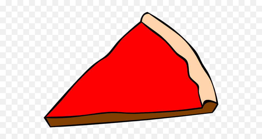 Totetude Pizza Slice Clip Art At Clker - Plain Pizza Slice Clipart Emoji,Pizza Clipart