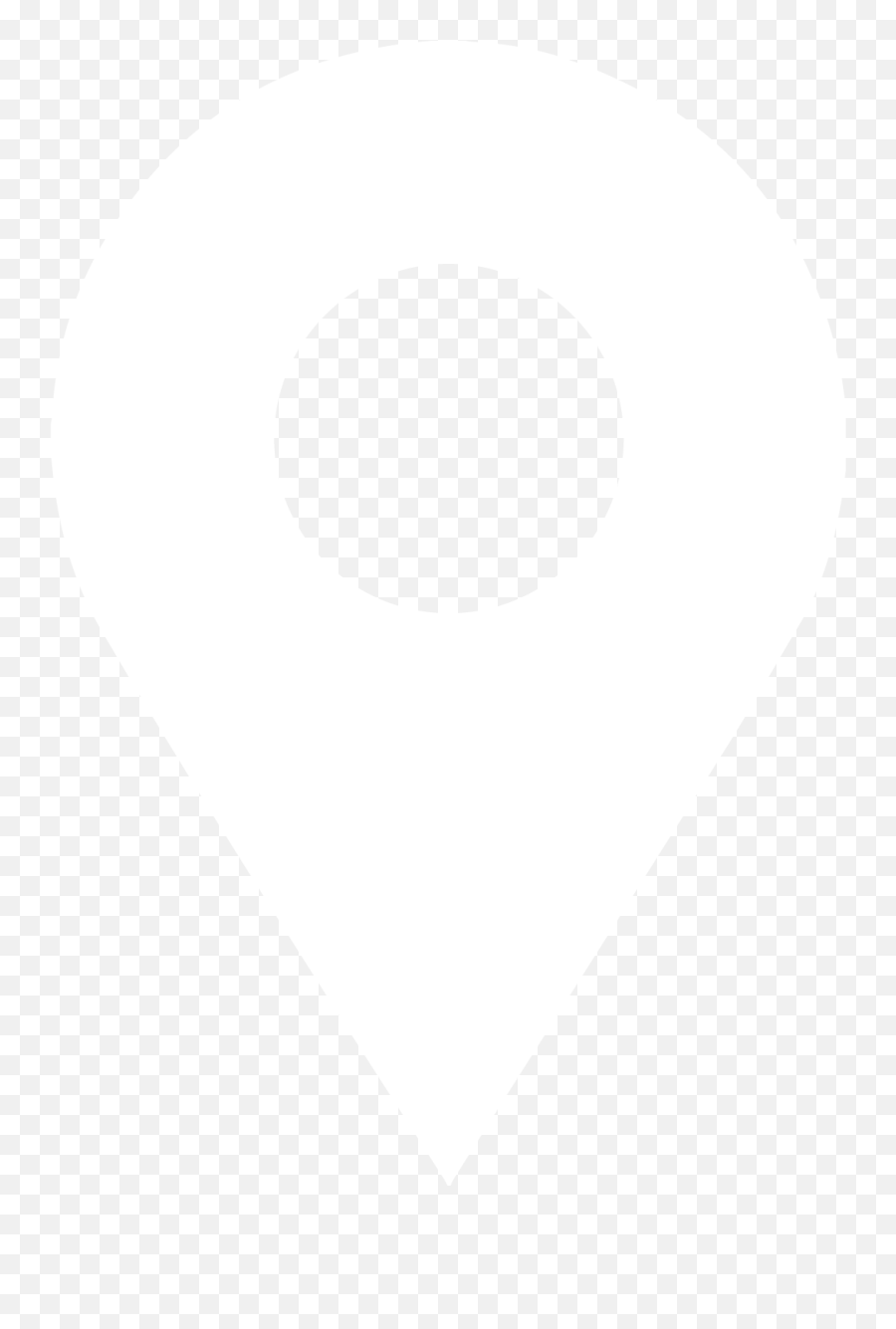 White Transparent Location Pin Gps Maps Visitor Information - Gps Icon White Png Emoji,White Instagram Png