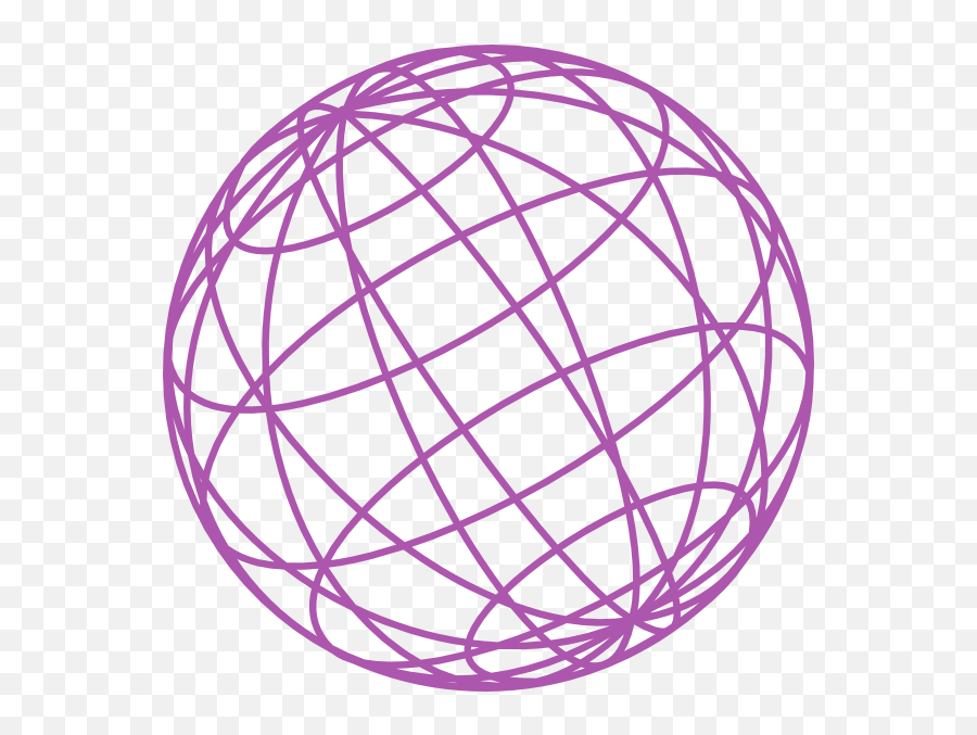 Wire Globe Purple Clip Art At Clkercom - Vector Clip Art Logo Globe Vector Lines Emoji,Globe Clipart Png