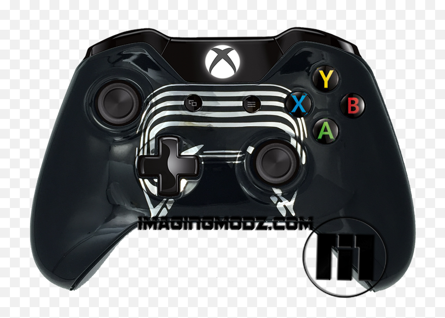 Kylo Ren Xbox One Controller - Imaging Modz Xbox Controller Black Transparent Emoji,Kylo Ren Png