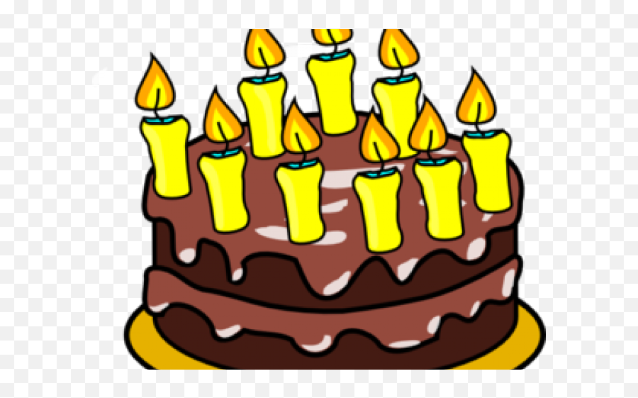 Birthday Candles Clipart Birthday Cake 9 - Happy Birthday Birthday Cakes With Candles Clipart Emoji,Birthday Cake Clipart Black And White