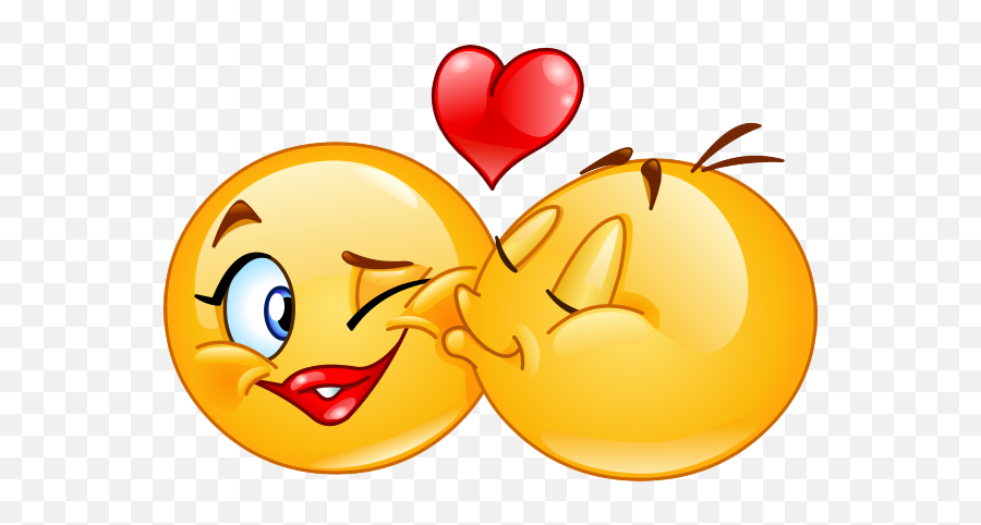 Download Hd Kiss Clipart Smile - Kiss Emoji,Kiss Clipart