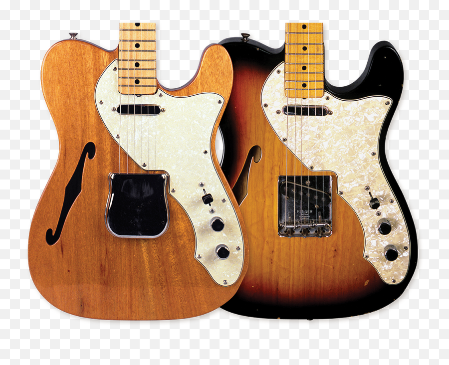 Fender Telecaster Thinline Vintage Guitar Magazine Emoji,Thin Line Png