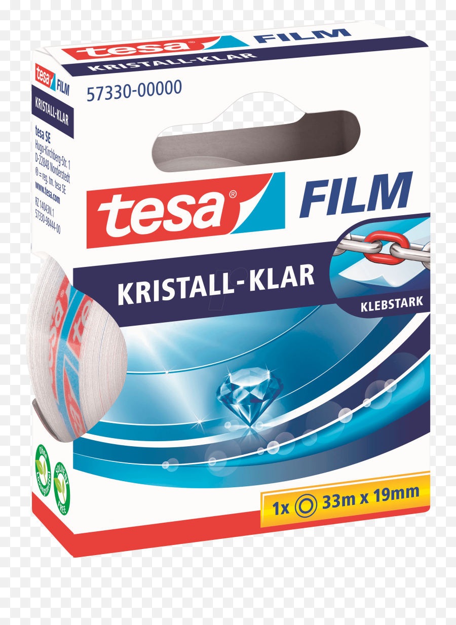 Crystal - Clear Tesafilm 33 M X 19 Mm 1 Roll Emoji,Crystal Transparent
