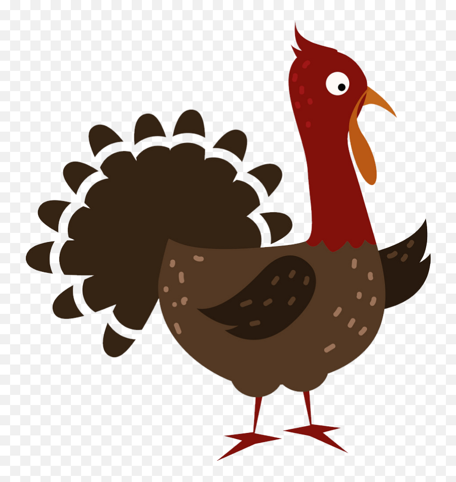 Funny Turkey Clipart Transparent - Clipart World Emoji,Turkey Clipart Transparent Background