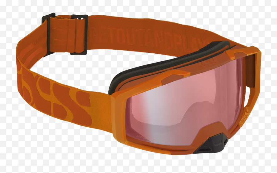 Goggle Trigger Burnt Orange Mirror Rose Emoji,Pixel Sunglasses Transparent