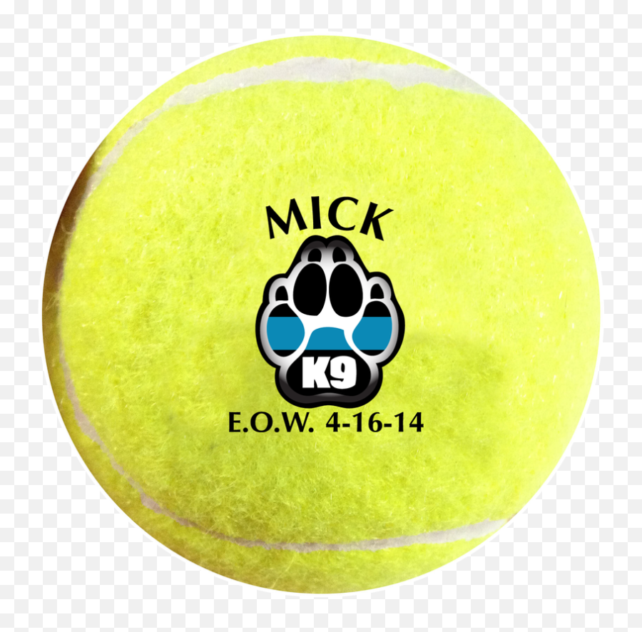 K9 Thin Blue Line Fundraiser Tennis Balls Emoji,Thin Blue Line Png