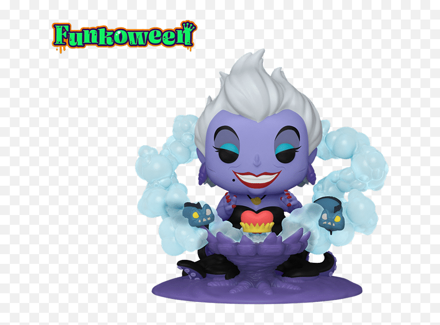 Funko Pop Disney Villains Ursula On Throne Emoji,Disney Villains Logo