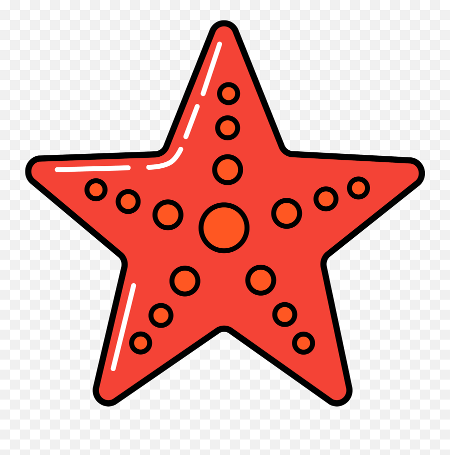 Starfish Clipart Free Download Transparent Png Creazilla Emoji,Starfish Clipart Png
