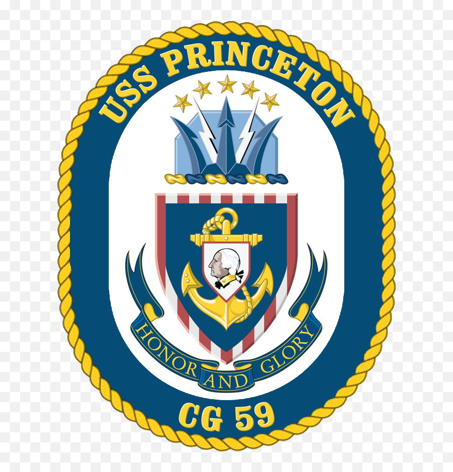 Uss Princeton Cg - Solid Emoji,Princeton Logo