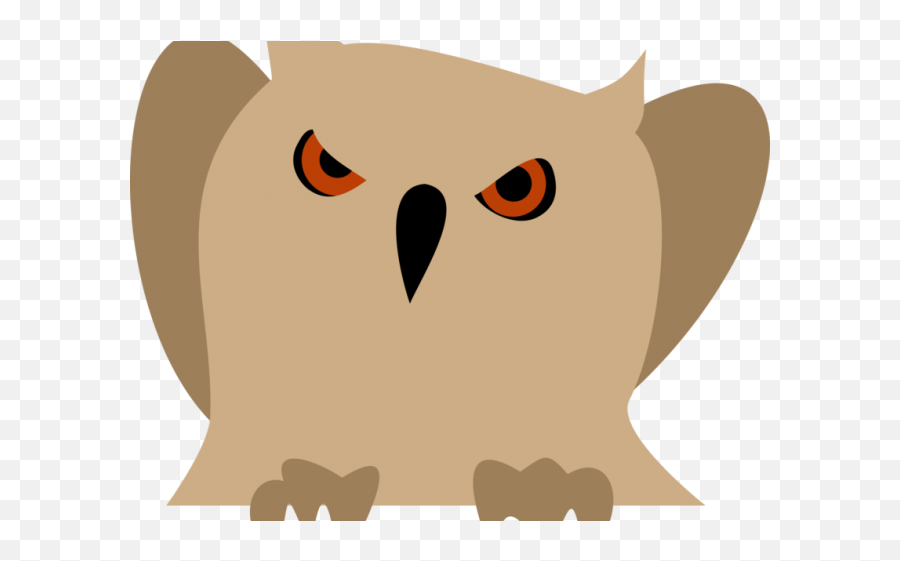 Snowy Owl Clipart Clip Art - Angry Owl Clip Art Png Soft Emoji,Owl Clipart
