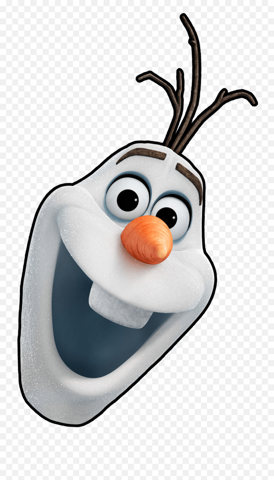 Frozen Olaf Head Shape Emoji,Olaf Png