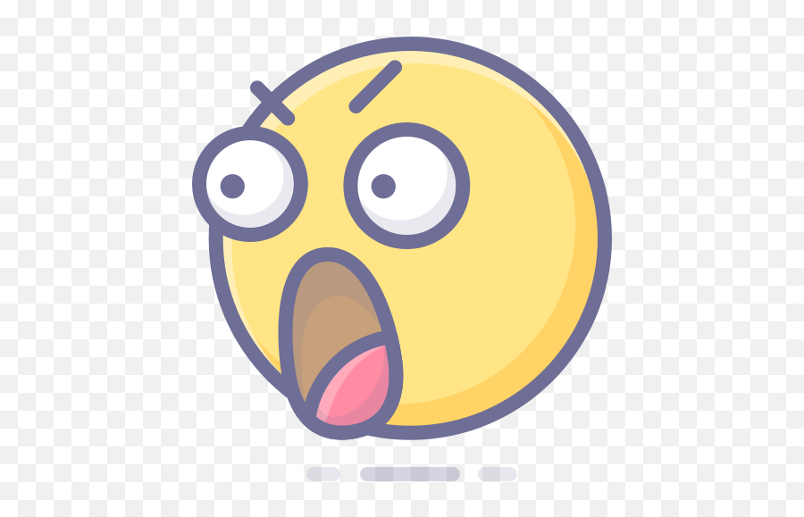 Emoji Face Smiley Surprised Emoticon Free Icon Of Emotion - Emoji Terkejut Png,Shocked Emoji Png