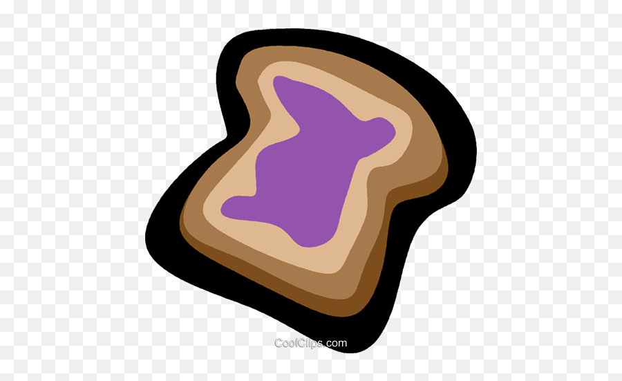 Toast Royalty Free Vector Clip Art Illustration - Vc004926 Bread Emoji,Toast Clipart