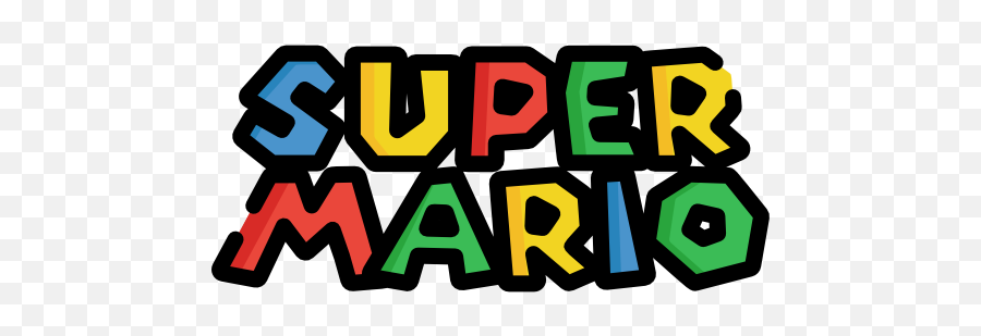 Super Mario - Free Logo Icons El Icono De Super Mario Emoji,Super Mario 64 Logo