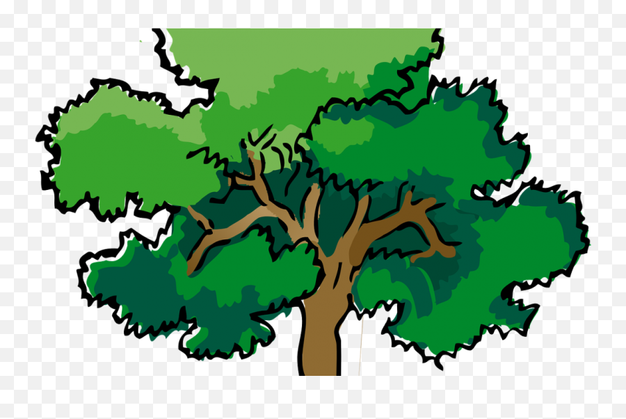 Adhd Awareness Hint - Drawing Tree With Color Emoji,Oaktree Clipart
