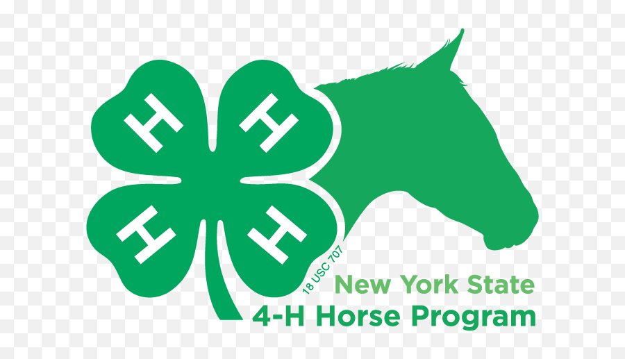 Logos U0026 Graphics U2014 New York State 4 - H Youth Development 4 H Clover Emoji,Horse Logo