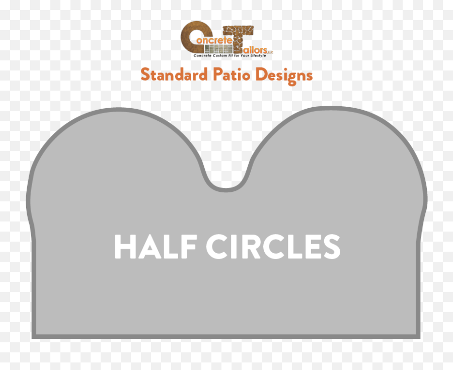 Patio Designs U2014 Concrete Tailors - Homemade Food Emoji,Circles Png